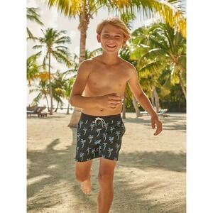 NWT Chubbies Youth XL Havana Nights Palm Tree Print Swim Trunks Boys Size‎ 18/20